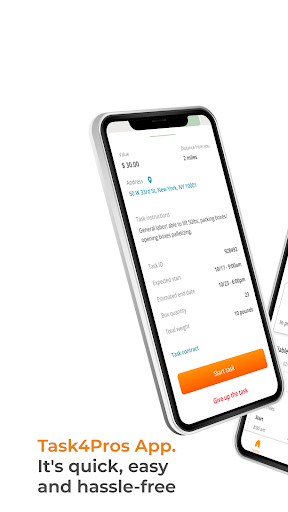 Android application Task4Pros screenshort