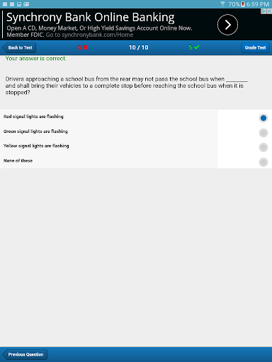 Washington Driving Test