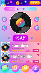 Gabby16bit Piano Tiles Game
