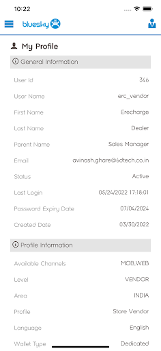 Bluesky ERecharge Screen 3