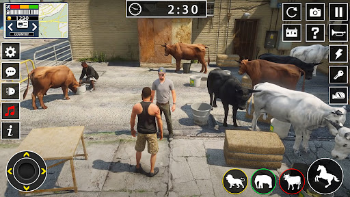 Android application Animal transport truck games screenshort