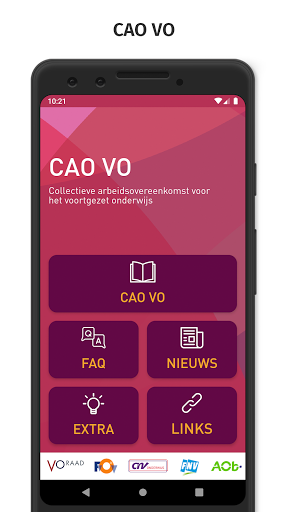 Android application CAO VO screenshort