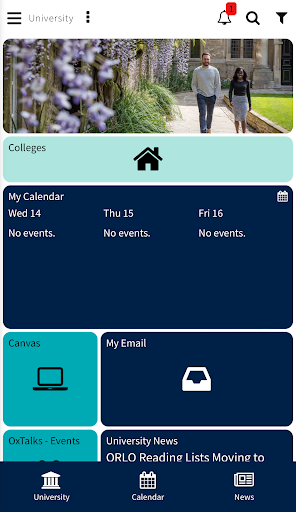 MyOxford University screenshot 1