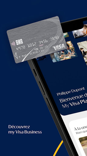 Android application my Visa Business screenshort
