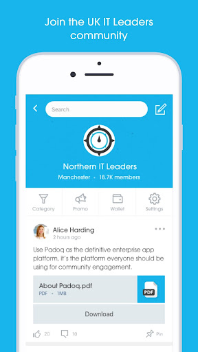 Android application UK IT Leaders screenshort