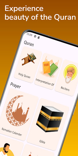 Android application Quran: Quran, Prayer & Hadith screenshort