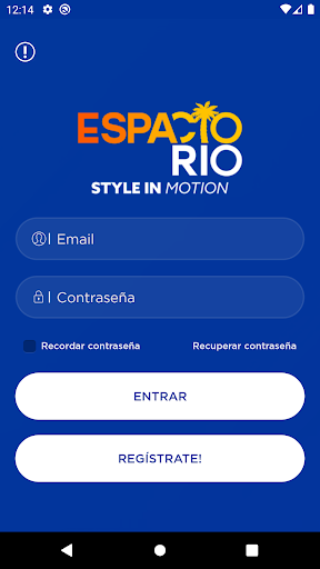 Android application Espacio Rio screenshort