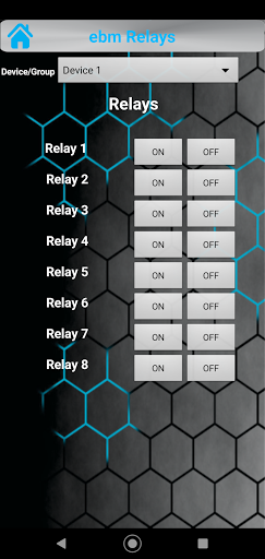 EBM Control Ligthing Screen 2