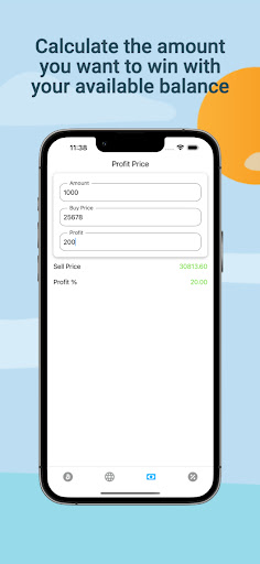 Crypto Profit Calculator -Live Screen 3
