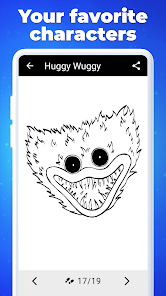 Screenshot 18 How to draw Huggy Wuggy android