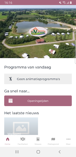 Android application Camping de Vlierhof screenshort