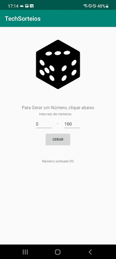 Android application TechSorteios - Sorteador screenshort
