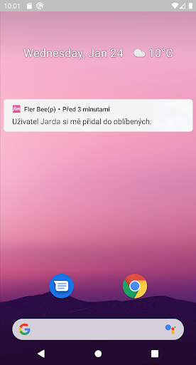 Android application Fler Bee(p) screenshort