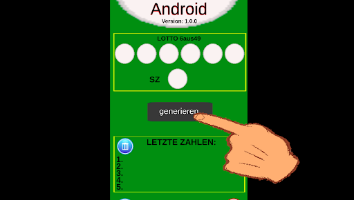 Lotto Generator Android Screen 3