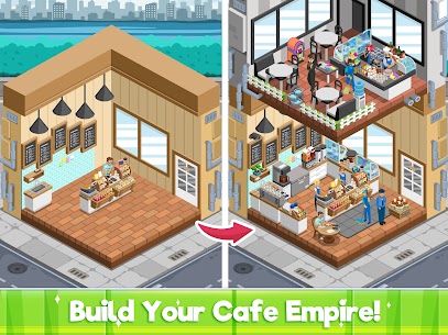 Idle Cafe Tycoon MOD APK :Coffee Shop (Free Shopping) Download 8