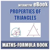 Maths Properties of Triangles Formula Book icon