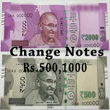 Change Rs.500,1000 Notes Quick icon