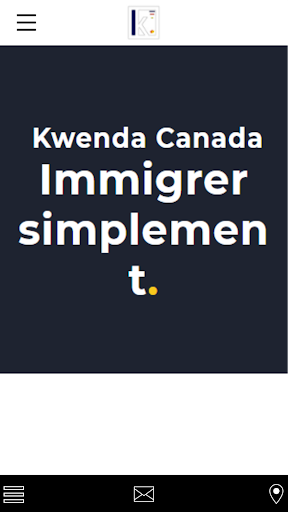 Android application Kwenda Canada screenshort