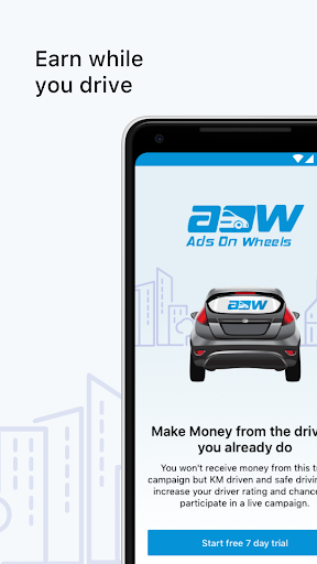 Android application Ads On Wheels screenshort