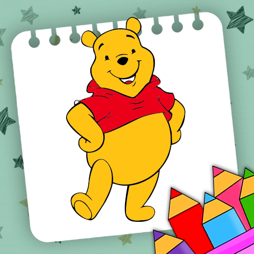 Winnie Coloring Book Game logo