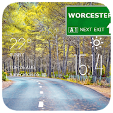 Worcester weather widget/clock icon