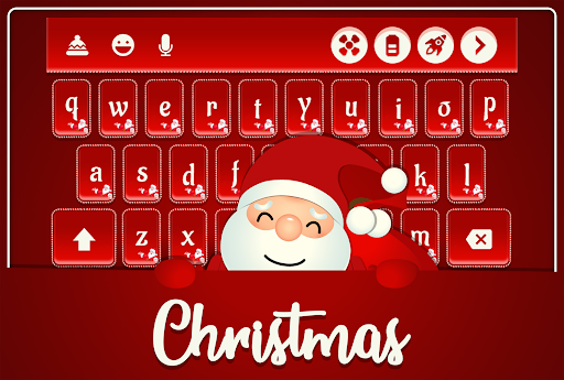 Android application Christmas Keyboard screenshort