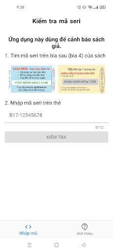 Android application Thẻ Sách Mềm screenshort