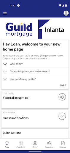 Android application Guild Mortgage Inlanta Pro screenshort
