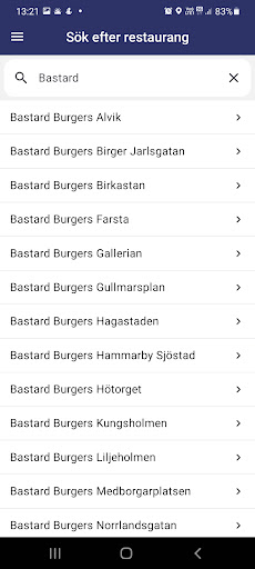 Android application Lunch screenshort