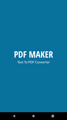 Android application PDF Maker (pdf converter) screenshort
