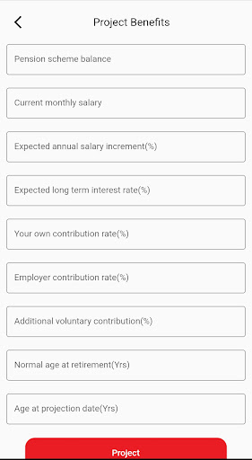 Minet Pension Screen 2