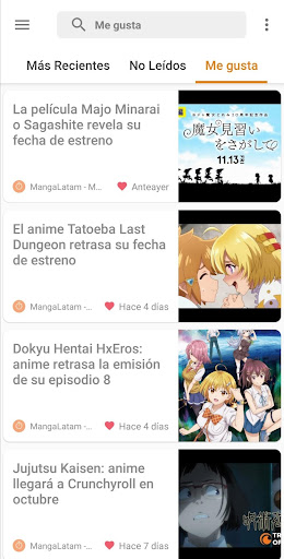 MangaLatam News Screen 3