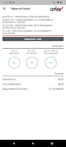 PlanificaPerú Screen 2