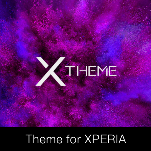 xBlack - Purple Theme for Xper  Icon