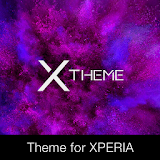 xBlack - Purple Theme for Xperia icon