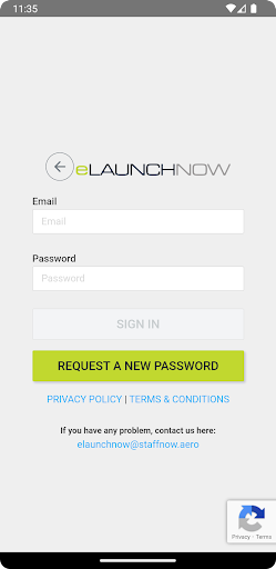 Android application eLAUNCHNow screenshort
