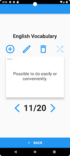 Flashcard Study Buddy Screen 3