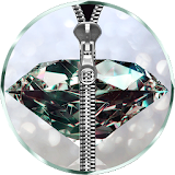 Diamond Zipper Lock Screen icon