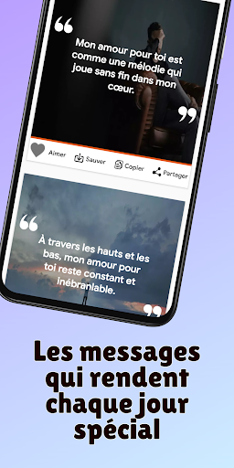Messages touchants le cœur Screen 3