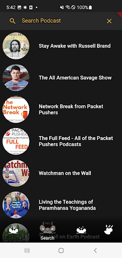 Ratpoison Podcast player Screen 2