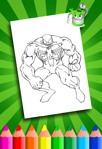 Venom hulk coloring pages