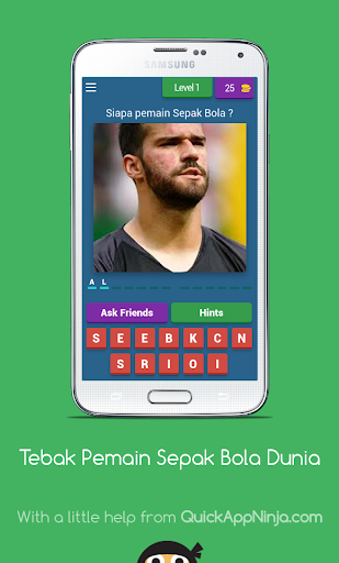 SOCCER PLAYER GUESS GAME