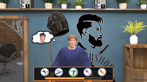 Barber Shop Hair Cut Sim Games 1.6 screenshots 8