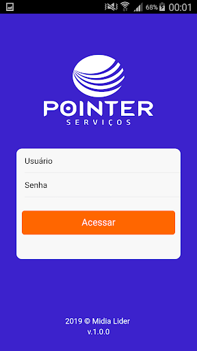 Android application Pointer Serviços screenshort