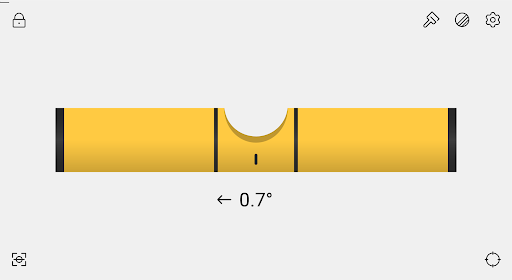 Screenshot of Bubble Level : Surface Level