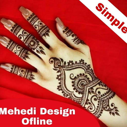 Simple mehandi design logo