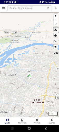 Android application GPS Smartline screenshort