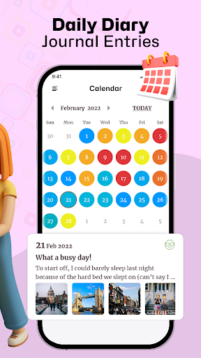 Daily Diary journal with Lock Screen 2
