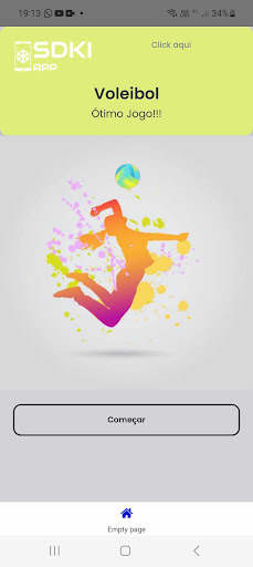 Android application Volei screenshort