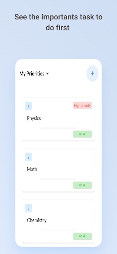 Priorities - Optimize tasks Screen 3